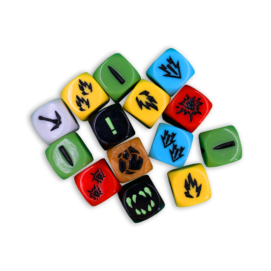 Deep Rock Galactic - 14 engraved dice