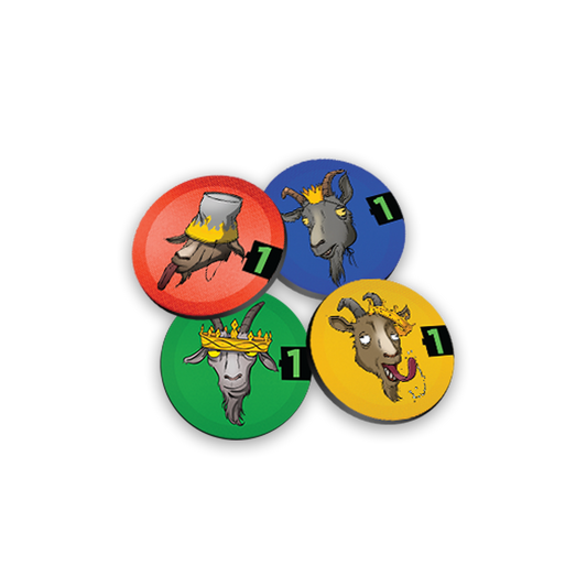 Goat Simulator - Wooden Tokens
