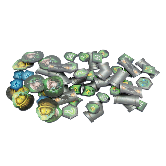 Deep Rock Galactic - Space Rig & Biome expansion Plastic Tokens